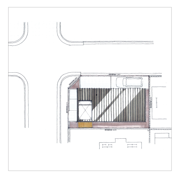 case_2「北西の角地の回答」イラスト